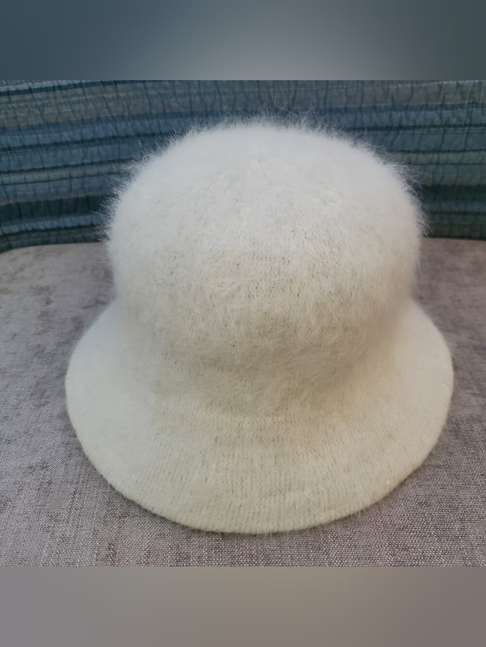 Angora Rabbit Hair Bucket Hat
